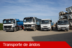 Servicio transporte de ridos para construccin: arena albailera, arena lavada, arena roja de Bulbuente, gravillas para hormign, gravillas lavadas, todouno, gravilln, y tierras para jardinera